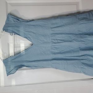 NWT baby blue tiered dress